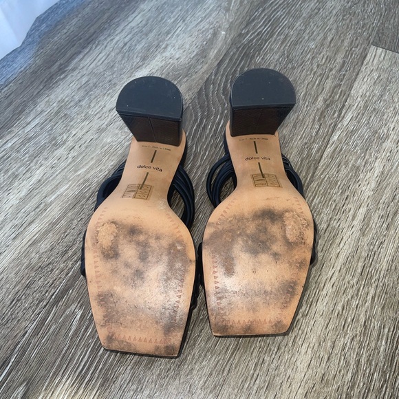 Dolce Vita Double Knot Strappy Block Heels Size 7 - Picture 5 of 5